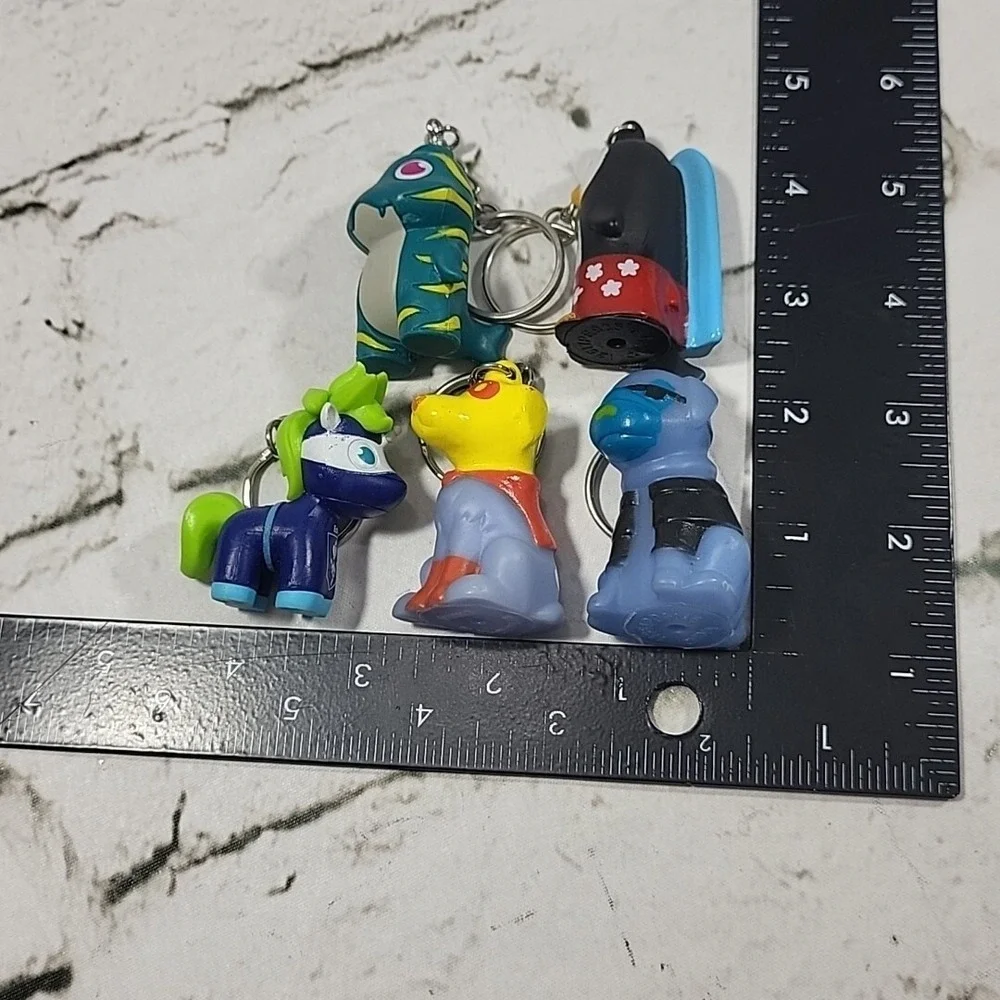 American Heart Association Collectible Keychains Lot Of 5 Rubber‎ Figural